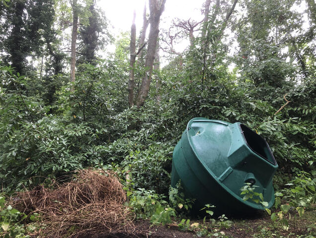 Sewage Treatment Plant waiting to go into the ground near Wadhurst