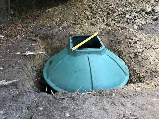 Checking the level of this Sewage Treatment Plant