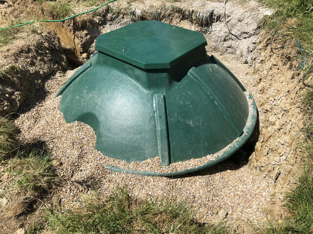 Sewage Treatment Plant in the ground